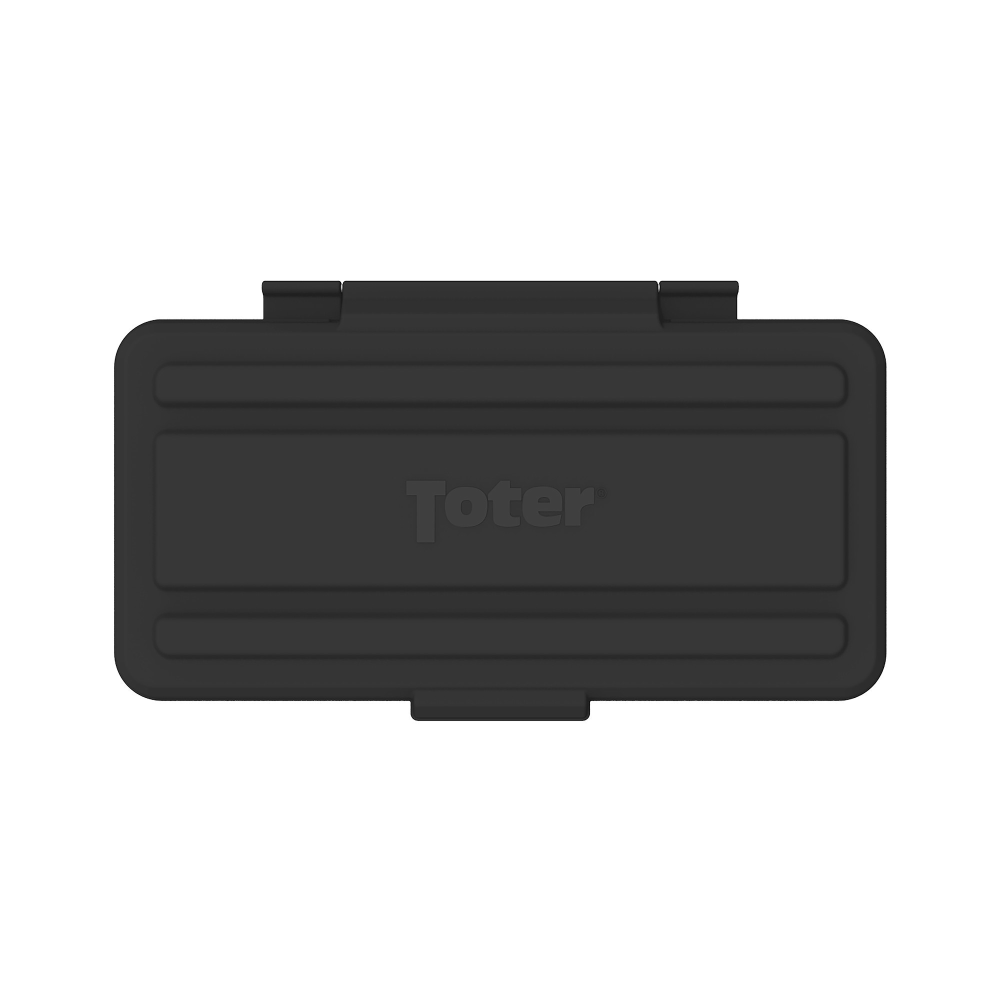 TOTER, Rectangular Trash Can Hinged Lid - Black, Capacity 23 Gal, Color Family Black, Material Molded Plastic, Model# SL000-5